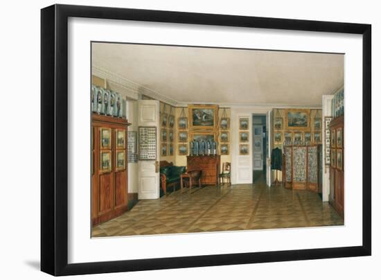 Interiors of the Winter Palace, the Valet Room of Emperor Alexander II, 1874-Eduard Hau-Framed Giclee Print