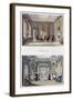 'Interiors: The Old Cedar Parlour and the Modern Living Room', 1816-Humphry Repton-Framed Giclee Print