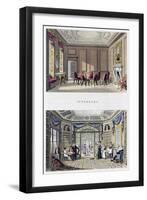 'Interiors: The Old Cedar Parlour and the Modern Living Room', 1816-Humphry Repton-Framed Giclee Print