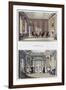 'Interiors: The Old Cedar Parlour and the Modern Living Room', 1816-Humphry Repton-Framed Giclee Print