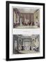 'Interiors: The Old Cedar Parlour and the Modern Living Room', 1816-Humphry Repton-Framed Giclee Print