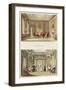 Interiors: the Old Cedar Parlour and the Modern Living Room-Humphry Repton-Framed Giclee Print