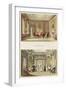 Interiors: the Old Cedar Parlour and the Modern Living Room-Humphry Repton-Framed Giclee Print