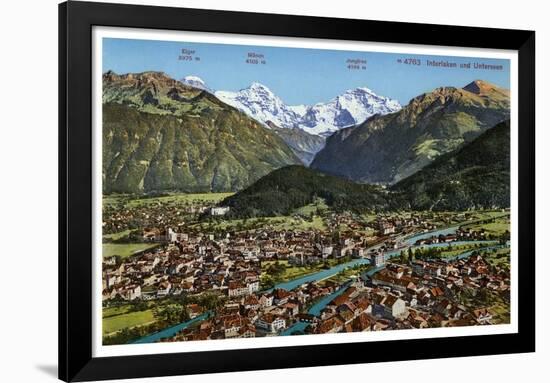 Interlaken, Switzerland, 20th Century-null-Framed Giclee Print