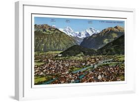 Interlaken, Switzerland, 20th Century-null-Framed Giclee Print