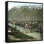 Interlaken (Switzerland), General View and the Aar Massif, Circa 1865-Leon, Levy et Fils-Framed Stretched Canvas