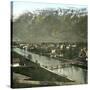 Interlaken (Switzerland), General View and the Aar Massif, Circa 1865-Leon, Levy et Fils-Stretched Canvas