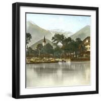 Interlaken (Switzerland), the Banks of the Aar, Circa 1860-Leon, Levy et Fils-Framed Photographic Print