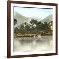 Interlaken (Switzerland), the Banks of the Aar, Circa 1860-Leon, Levy et Fils-Framed Photographic Print