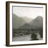 Interlaken (Switzerland), the Port, Circa 1865-Leon, Levy et Fils-Framed Photographic Print
