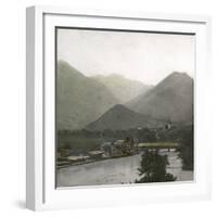 Interlaken (Switzerland), the Port, Circa 1865-Leon, Levy et Fils-Framed Photographic Print