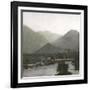 Interlaken (Switzerland), the Port, Circa 1865-Leon, Levy et Fils-Framed Photographic Print