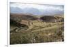 Interlinking Terraces in Natural Landform, Cuzco, Moray, Peru, South America-Walter Rawlings-Framed Photographic Print