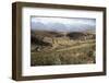 Interlinking Terraces in Natural Landform, Cuzco, Moray, Peru, South America-Walter Rawlings-Framed Photographic Print