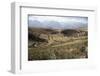 Interlinking Terraces in Natural Landform, Cuzco, Moray, Peru, South America-Walter Rawlings-Framed Photographic Print