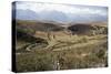 Interlinking Terraces in Natural Landform, Cuzco, Moray, Peru, South America-Walter Rawlings-Stretched Canvas