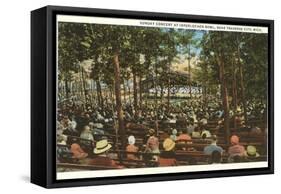 Interlochen Bowl, Traverse City, Michigan-null-Framed Stretched Canvas