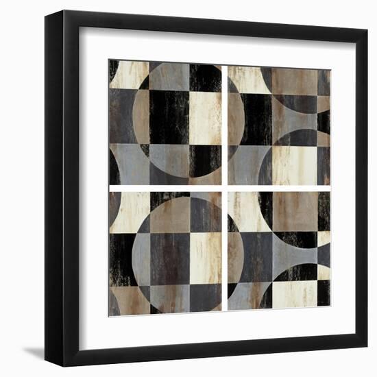 Interlocking Circles-Liz Jardine-Framed Art Print