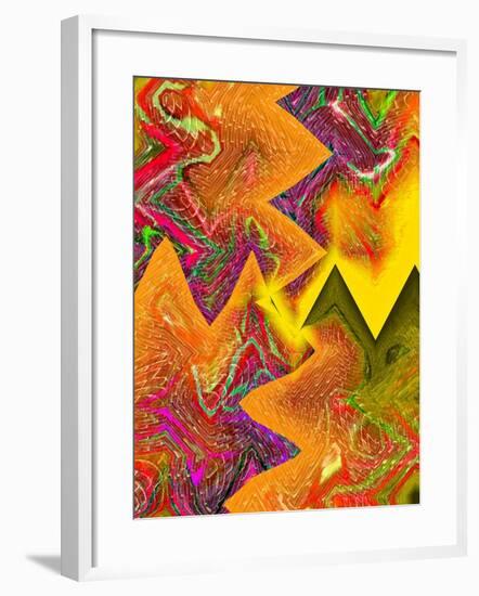 Interlocking Colors-Ruth Palmer-Framed Art Print