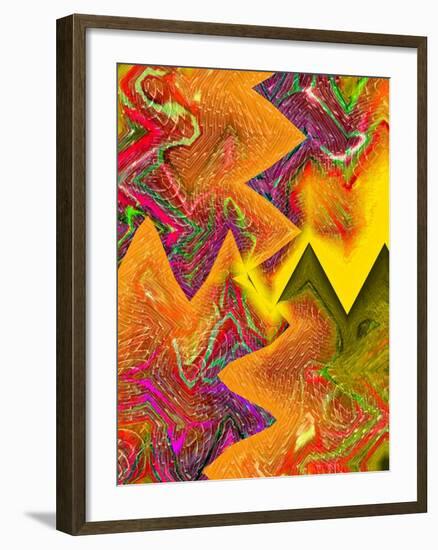 Interlocking Colors-Ruth Palmer-Framed Art Print