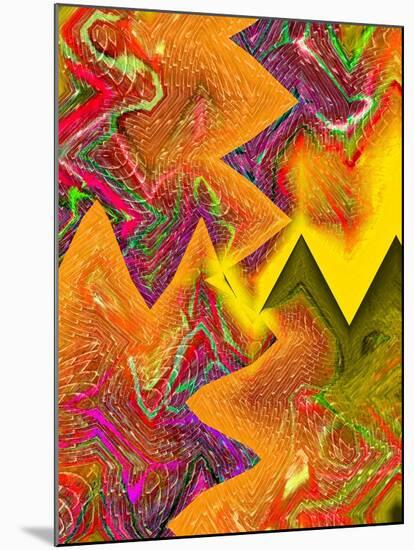 Interlocking Colors-Ruth Palmer-Mounted Art Print