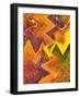 Interlocking Colors-Ruth Palmer-Framed Art Print