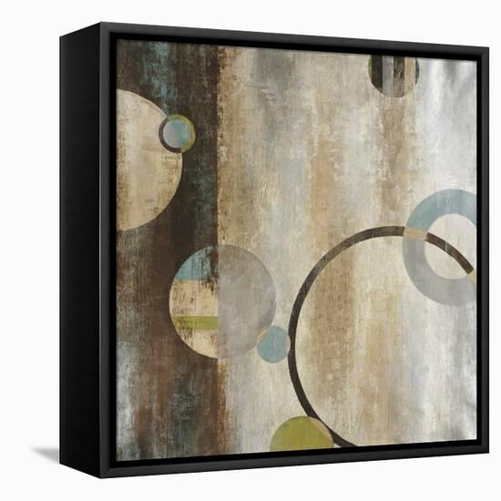 Interlocking Planets-Liz Jardine-Framed Stretched Canvas