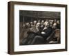 Intermission at the Comédie-Française, 1858-Honore Daumier-Framed Giclee Print