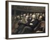 Intermission at the Comédie-Française, 1858-Honore Daumier-Framed Giclee Print