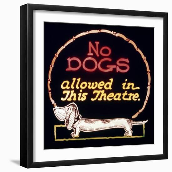 Intermission Slide-null-Framed Giclee Print