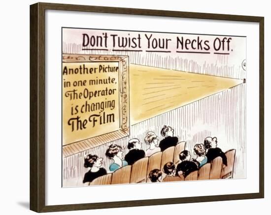 Intermission Slide-null-Framed Giclee Print