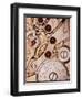 Internal Cogs And Gears of a 17-jewel Swiss Watch-David Parker-Framed Premium Photographic Print