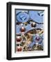 Internal Cogs And Gears of a 17-jewel Swiss Watch-David Parker-Framed Premium Photographic Print