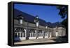 Internal Courtyard, Bonnefontaine Castle, Antrain, Brittany, France-null-Framed Stretched Canvas