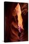 Internal Fire Abstract, Antelope Canyon, Arizona Navajo-Vincent James-Stretched Canvas