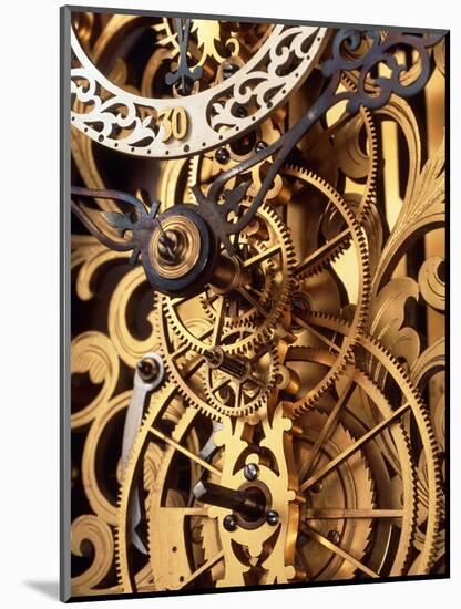 Internal Gears Within a Clock-null-Mounted Premium Photographic Print