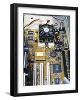 Internal Parts of a Personal Computer-Andrew Lambert-Framed Photographic Print