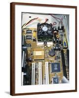 Internal Parts of a Personal Computer-Andrew Lambert-Framed Photographic Print