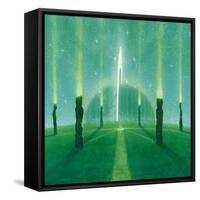 Internal Pathways-Simon Cook-Framed Stretched Canvas