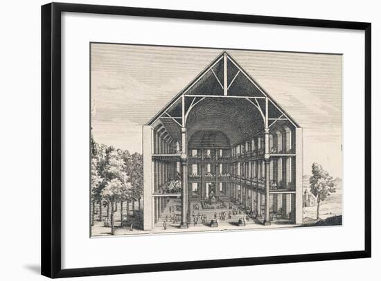 Internal Section of Temple of Charenton, France, 1685-null-Framed Giclee Print
