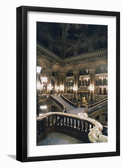 Internal Staircase of Palais Garnier-Charles Garnier-Framed Giclee Print