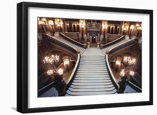 Internal Staircase of Palais Garnier-Charles Garnier-Framed Giclee Print