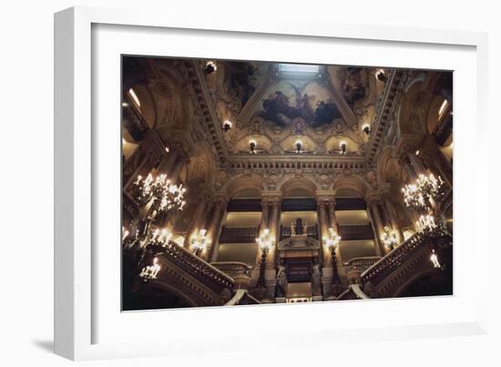 Internal Staircase of Palais Garnier-Charles Garnier-Framed Giclee Print