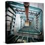 Internal Stairwell in Modern Building-Craig Roberts-Stretched Canvas