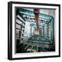 Internal Stairwell in Modern Building-Craig Roberts-Framed Photographic Print