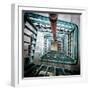 Internal Stairwell in Modern Building-Craig Roberts-Framed Photographic Print