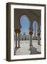 Internal View of the Arcade of the Sheikh Zayed Mosque, Al Maqta District of Abu Dhabi, Abu Dhabi-Cahir Davitt-Framed Photographic Print