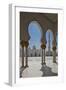 Internal View of the Arcade of the Sheikh Zayed Mosque, Al Maqta District of Abu Dhabi, Abu Dhabi-Cahir Davitt-Framed Photographic Print