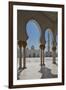 Internal View of the Arcade of the Sheikh Zayed Mosque, Al Maqta District of Abu Dhabi, Abu Dhabi-Cahir Davitt-Framed Photographic Print