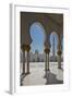 Internal View of the Arcade of the Sheikh Zayed Mosque, Al Maqta District of Abu Dhabi, Abu Dhabi-Cahir Davitt-Framed Photographic Print